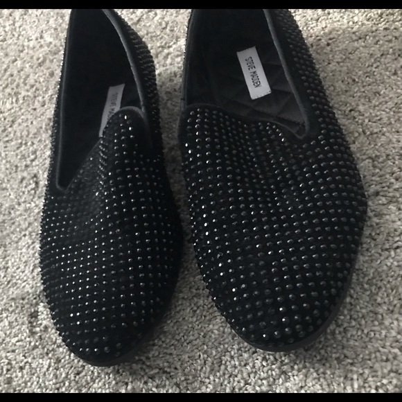 Steve Madden Shoes | Mens Steve Madden Black Caviarr Rhinestone Formal Shoes Sz 13 | Color: Black | Size: 13 | Angelleoni's Closet